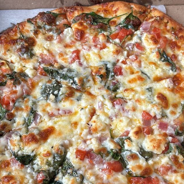 New York Special Pizza.