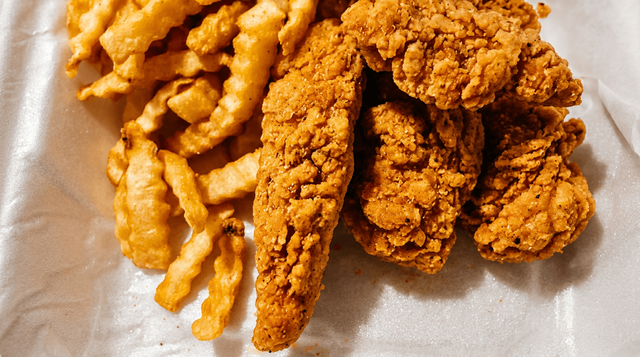 Chicken Tenders Dinner.