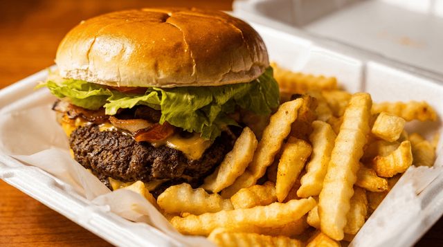Double Bacon Cheeseburger Combo.